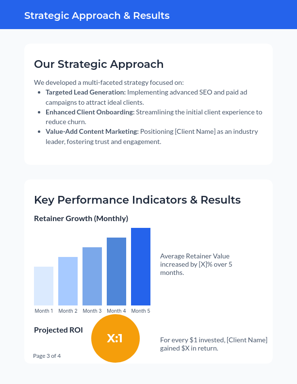 Agency Case Study: Retainer Growth & ROI